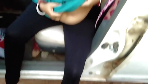 Sonali Bhabhi Flashing Ass In Car And Pissing In Public