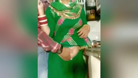 Step Sister Fun In Kitchen