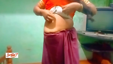 Desi Tamil Teacher Dress Change