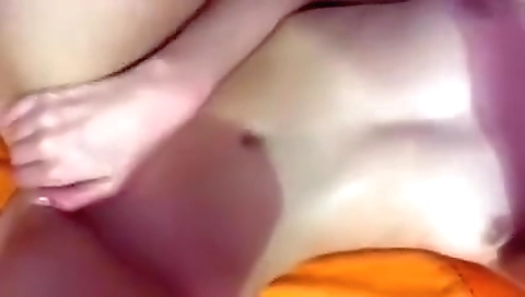 Girl Sweet Moaning And Fingering Her Pussy