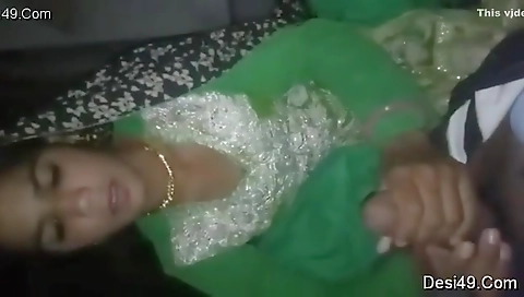 Exclusive- Desi Village Bhabhi Blowjob