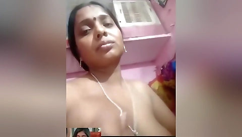 Horny Desi Bhabhi Shows Her Boobs And Masturbating 1
