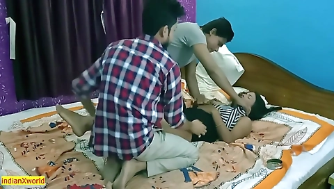 18yo Girl Sold For First Threesome Sex! Highest Views Webseries