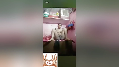 Horny Desi Bhabhi Shows Her Boobs And Masturbating 5