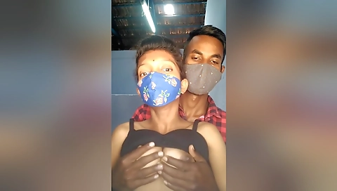 Bhabhi Boobs Pressing By Hubby