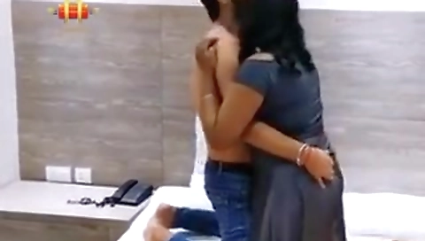 Indian Girlfriend Enjoy Sex Hotel Room