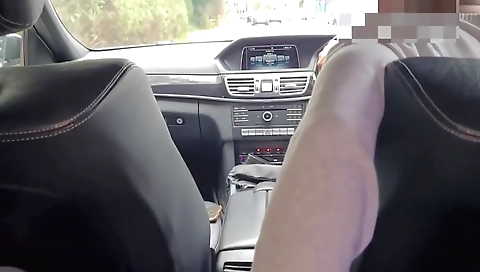 Uber Driver Put His Hand In My Pants And Made Me Cum - He Licked My Pussy Juice Off His Fingeres