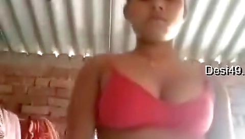 Horny Village Girl Shows Her Boobs And Pussy Fingering