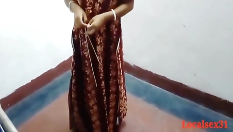 Indian Village Bhabhi Beautiful Black Dress Fuck Her Client