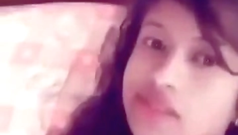 Today Exclusive- Cute Girl Fingering On Video Call