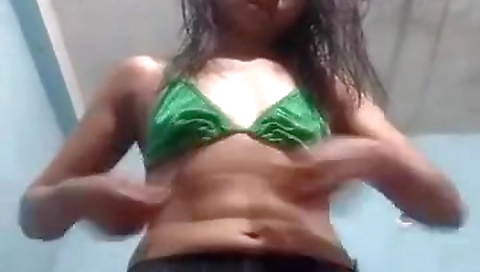 Today Exclusive-cute Village Girl Showing Her Tits