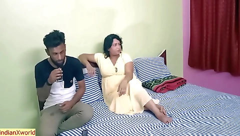 Indian New Rich Bhabhi Amateur Threesome Sex With Clear Audio