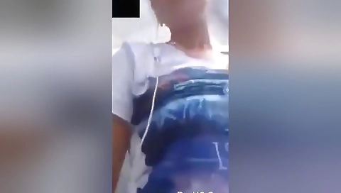 Today Exclusive- Desi Girl Showing Her Boobs And Pussy Fingerring On Video Call 2