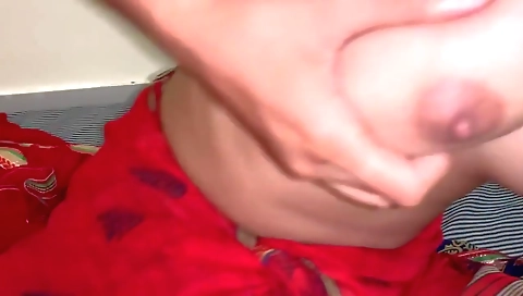 Desi Indian Bhabhi Mohini Playing With Her Pussy In Red Saree Hindi Audio