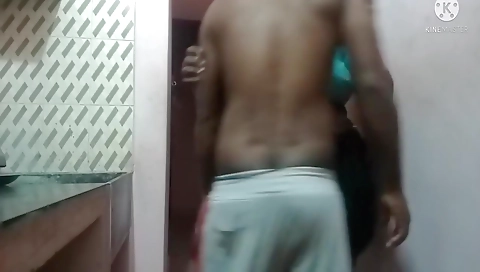 Tamil Wife Kitchen Sex Night Time Standing Position Sex