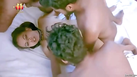 Desi Wife Anniversary Gangbang Chuday