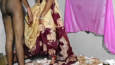 My Wife Shimran Sex With Me In Saree