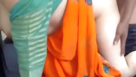 Saree Wali Bhabhi Fuck Doggy Style By Step brother In Law