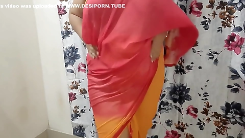 Desi Village Bhabhi Changing Her Clothes In Bedroom With Camera On