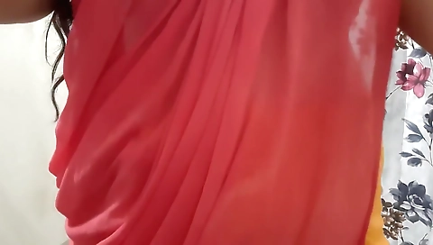 Desi Village Bhabhi Changing Her Clothes In Bedroom With Camera On