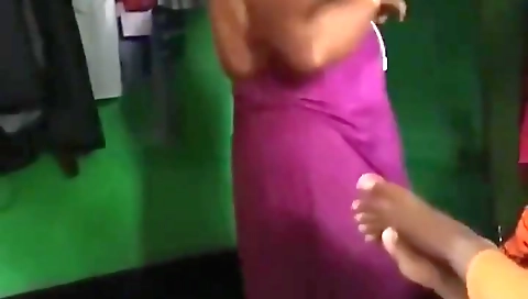 Today Exclusive- Desi Boudi Wearing Cloths After Bathing 3