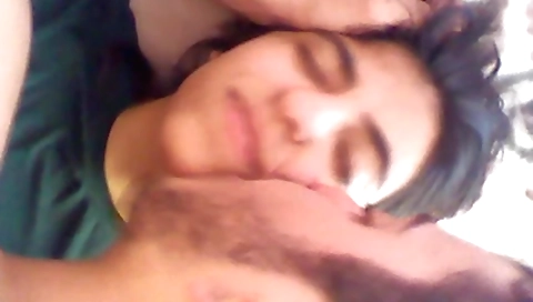 Today Exclusive- Hot Look Desi Girl Boob Sucking