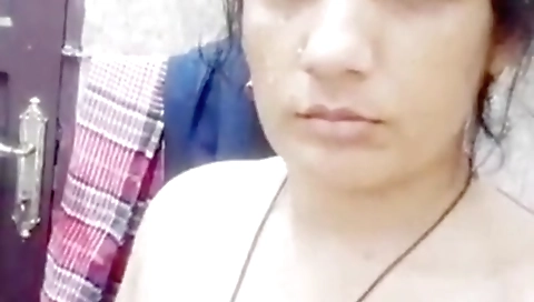 Cute Indian Housewife Making Her Own Nude Video