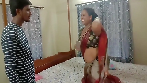 Desi Indian Step mom With Step sons Friend