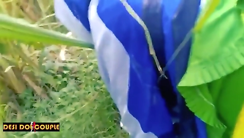 The Step brother-in-law Took The Native Plain Step sister-in-law Behind The Bush Of The Forest- 2 - Savita Bhabhi