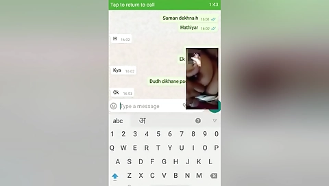 Today Exclusive- Horny Desi Bhabhi Showing Her Big Boobs To Lover On Video Call