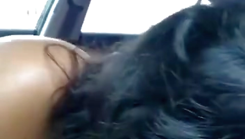 Exclusive- Desi Nri Boob Sucking And Blowjob In Car