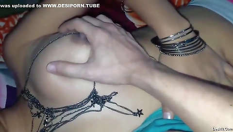 Exclusive- Desi Girl Boob Pressing And Hard Fucked By Lover