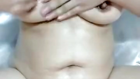 Exclusive- Desi Bhabhi Playing With Her Big Boobs