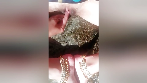 New! Desi Bhabhi Milf Masturbating Near Spring Up To Squirting Fountain Orgasm