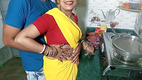 Owner Rough Fucking Maid Girl Who Cooking Food In Kitchen Porn In Hindi Voice With Bengali Boudi