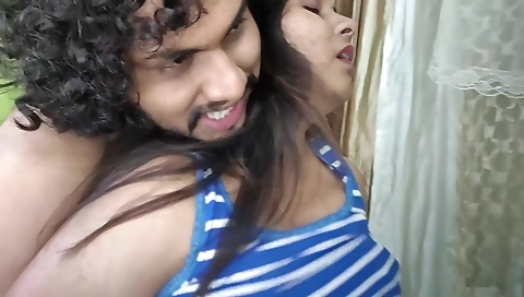 Hot Shimmy And Min Skirt Boobs Press, Pussy Rub,ass Kiss Hot Romance By Vaishnavy And Sharun Raj, Mallu Hot Couple Romance