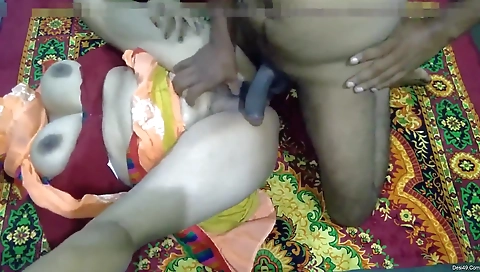 Exclusive- Big Ass Desi Bhabhi Boob Pressing And Hard Fucked By Hubby